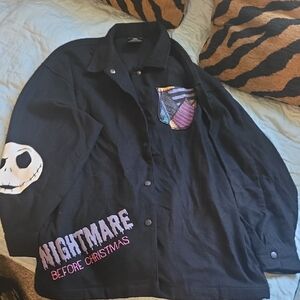 Disney The Nightmare Before Christmas Black Jacket with Purple Accent